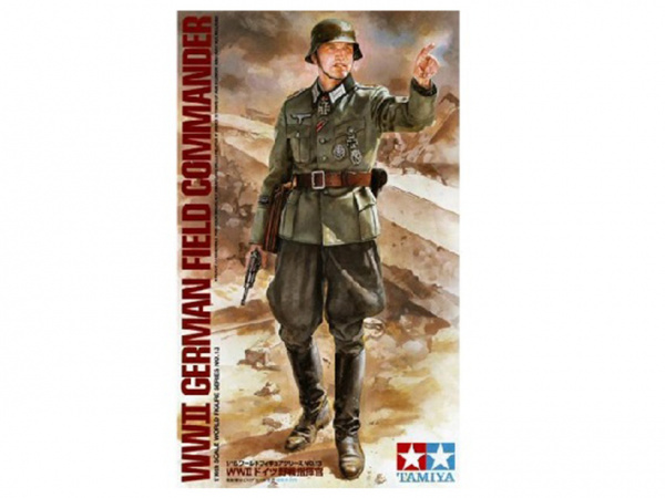 36313 Tamiya Фигура Немецкий офицер "WWII German Field Commander" (1:16)
