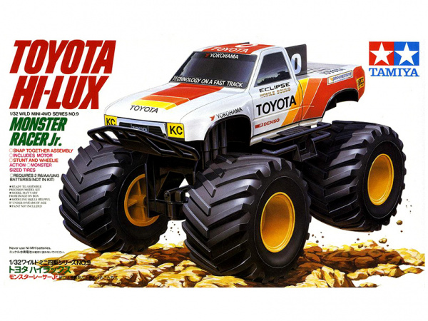 17009 Tamiya Toyota Monster Racer Jr. с электромоторчиком (1:32)
