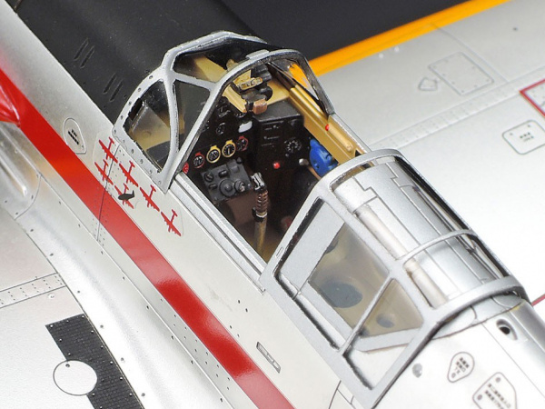 25424 Tamiya Японский истребитель Kawasaki Ki-61-Id Hien Silver Plated (1:48)