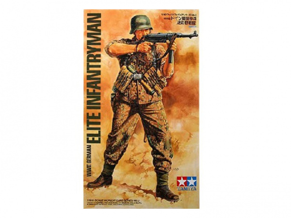 36303 Tamiya Фигура Немекий пехотинец "WWII German Elite Infantry Man" (1:16)
