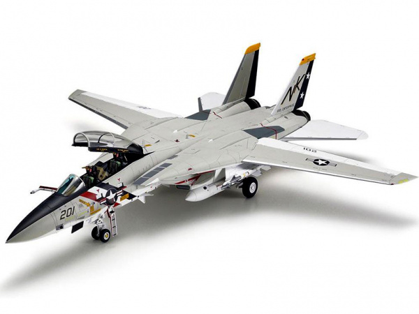 61114 Tamiya Американский реактивный истрибитель Grumman F-14A Tomcat (1:48)