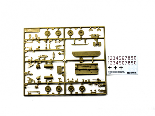 35101 Tamiya Немецкое самоходное зенитное орудие Flakpanzer IV Mobelwagen с 4-мя фигурами (1:35)