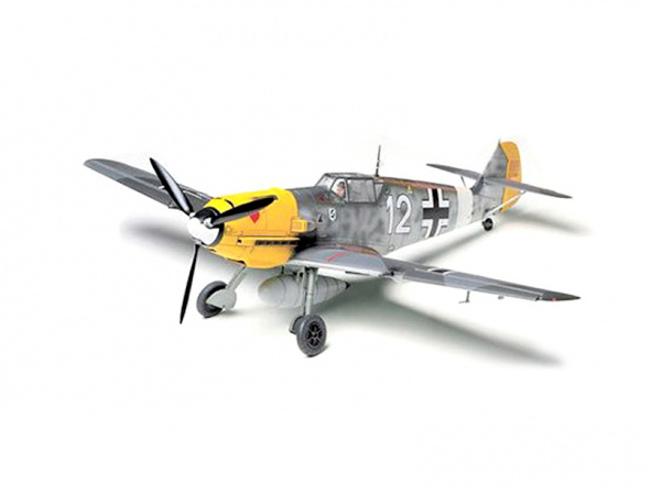 61063 Tamiya Немецкий истребитель Messerschmitt Bf109 E-4/7 Trop (1:48)