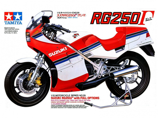 14029 Tamiya Мотоцикл SUZUKI RG250 w/full options kit (1:12)