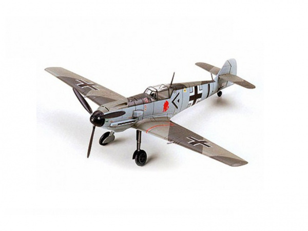 60750 Tamiya Немецкий истребитель Messerschmitt Bf 109E-3 (1:72)