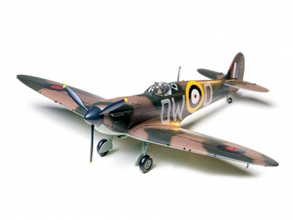 60748 Tamiya Британский истребитель Supermarine Spitfire Mk.I (1:72)