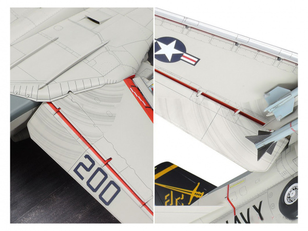 61122 Tamiya Истребитель Grumman F-14A Tomcat (Late) Carrier Launch Set (1:48)