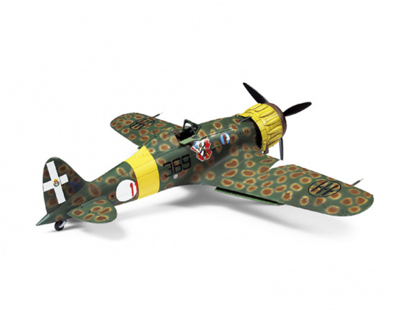 37007 Tamiya Итальянский истребитель Macchi MC.200 Saetta с фигурой пилота (1:48)