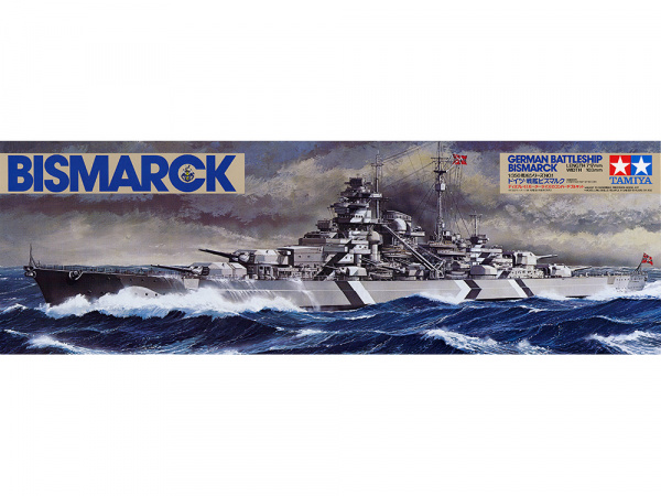 78013 Tamiya Немецкий линкор "Bismarck" (1:350)