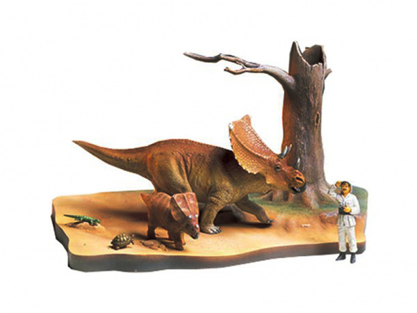 60101 Tamiya Диорамма Chasmosaurus Diorama Set (1:35)