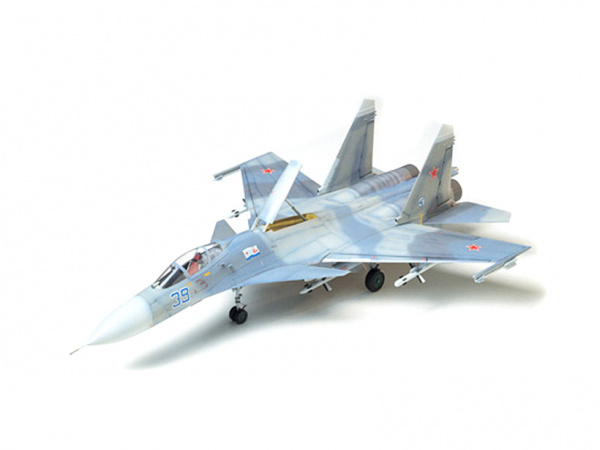 60757 Tamiya Российский сверхзвуковой тяжелый истребитель SU-27 B2 Sea-Flanker (1:72)