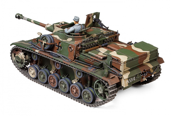 35310 Tamiya САУ Sturmeschütz III Ausf.G (Финская Армия) с фигурой танкиста (1:35)