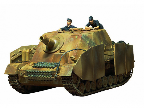 35077 Tamiya Самоходное орудие Sturmpanzer IV Brumbar  с 2 фигурами (1:35)