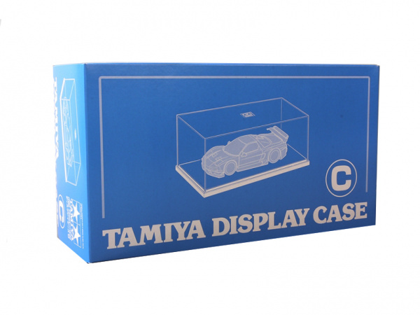 73004 Tamiya Футляр для моделей "С" (240х130х110 мм.) с чёрной пластиковой подставкой.