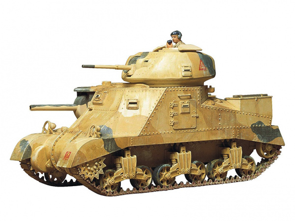 35041 Tamiya Английский средний танк М3 GRANT Мк I с 1 фигурой (1:35)