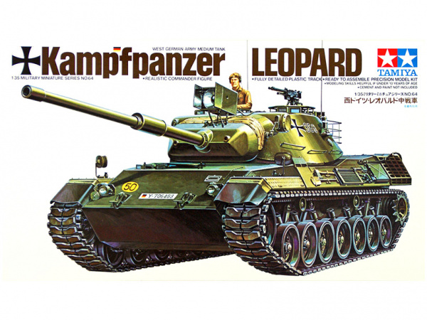 35064 Tamiya Западно-германский танк Leopard c 105 мм. пушк.(1:35)