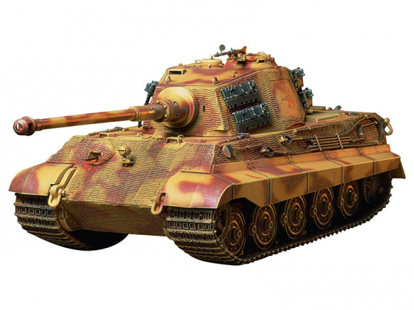 35164 Tamiya Танк KING TIGER "Production Turret" с 1 фигурой (1:35)