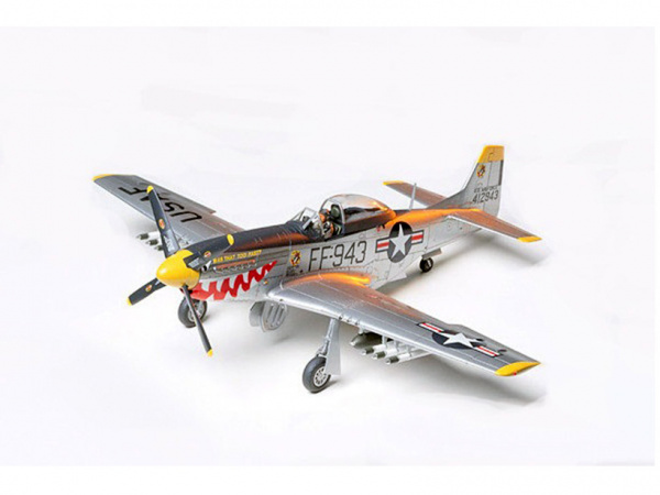 61044 Tamiya Американский истребитель N.A. P-51D Mustang Korean War (1:48)