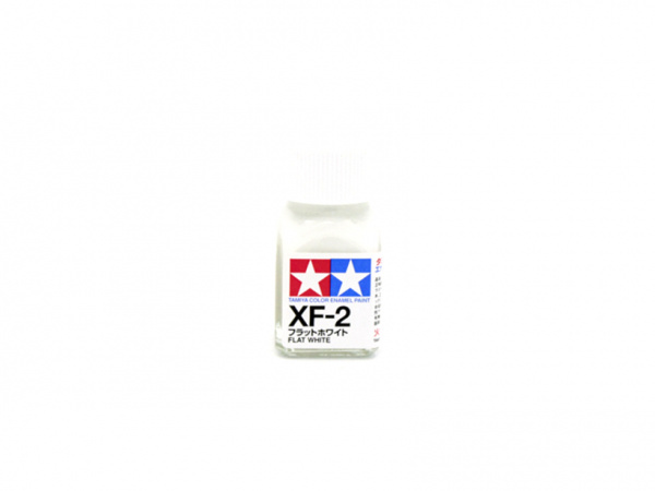 XF-2 Flat White, enamel paint 10 ml. (Белый Матовый, краска эмалевая 10 мл.) Tamiya 80302