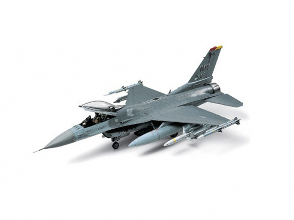 61098 Tamiya Американский лёгкий самолёт F-16CJ Fighting Falcon (1:48)