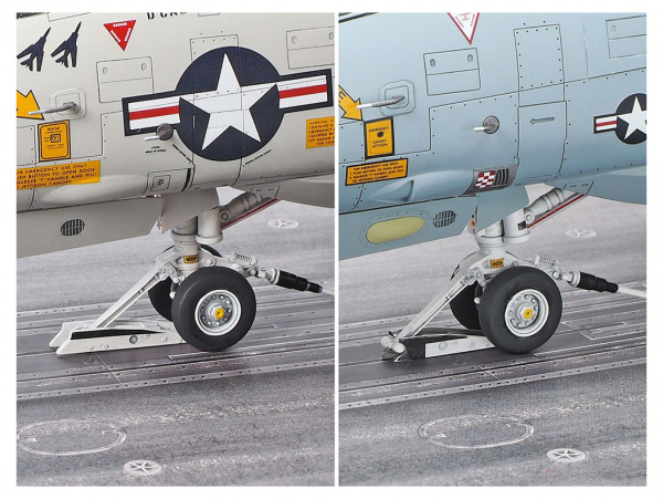 61122 Tamiya Истребитель Grumman F-14A Tomcat (Late) Carrier Launch Set (1:48)