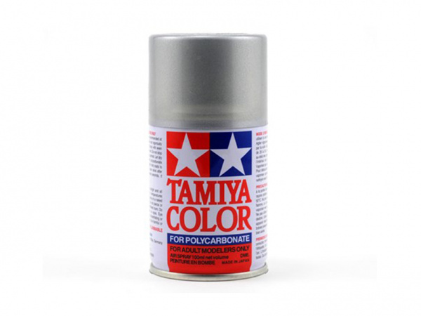 86036 Tamiya PS-36 Transluscent Silver (Полупрозрачная серебряная) краска-спрей 100 мл.