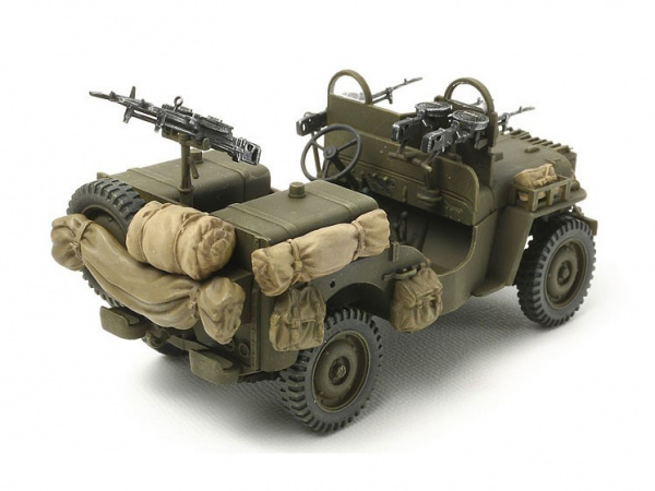 25423 Tamiya Английский внедорожник SAS Commando Vehicle 1944 с двумя фигурами (1:35)