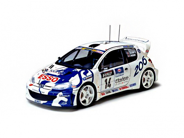24221 Tamiya Peugeot 206WRC (1:24)