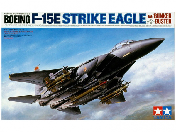 60312 Tamiya Американский истребитель-бомбардировщик Boeing F-15E Strike Eagle w/Bunker Buster(1:32)