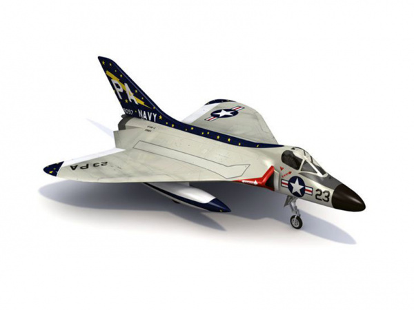 60741 Tamiya Американский палубный истребитель Douglas F4D-1 Skyray (1:72)