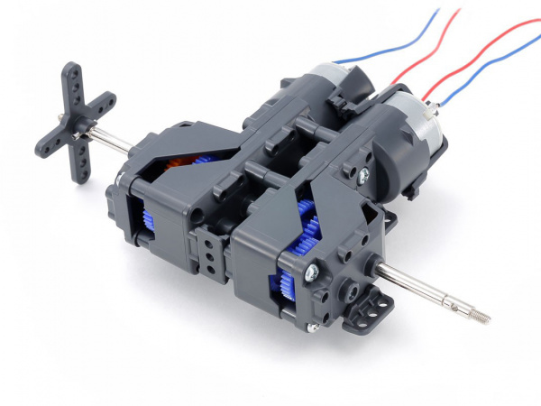 72009 Tamiya Сборный редуктор с 2 электромоторами (тип 260).