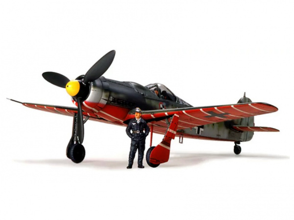 61081 Tamiya Немецкий истребитель Focke-Wulf Fw190 D-9 JV44 (1:48)