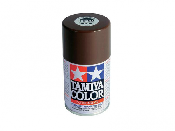 85069 Tamiya TS-69 Linoleum Deck Brown (IJN) (Коричневая палубная) краска-спрей 100 мл.