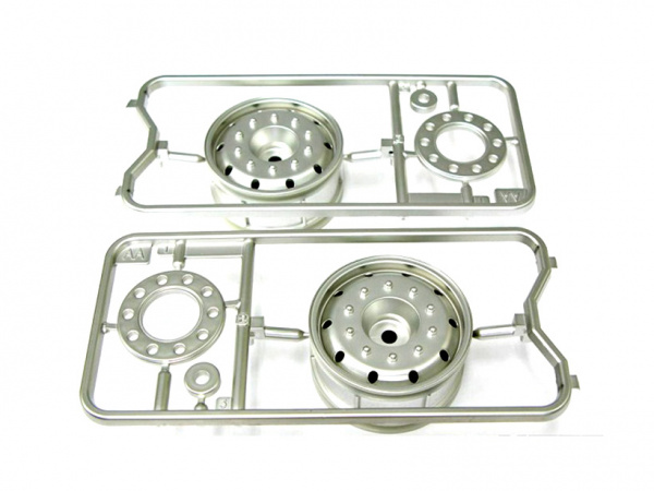 56519 Tamiya Диски колёсные с металлическим покрытием (2 шт.)