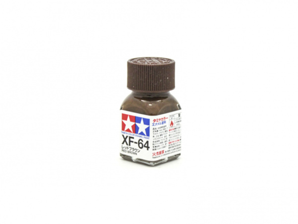 XF-64 Red Brown flat, enamel paint 10 ml. (Красно-Коричневый матовый) Tamiya 80364