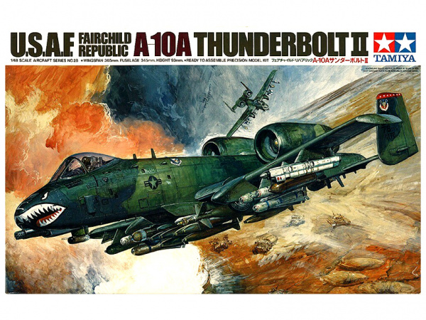 61028 Tamiya Американский штурмовик Fairchild Republic A-10A "Thunderbold II" (1:48)