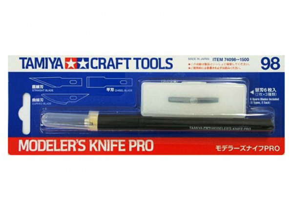 74098 Tamiya Профессиональный модельный нож со сменными лезвиями разной формы