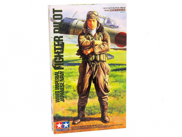 36312 Tamiya Фигура Японский пилот "WWII Imperial Japanese Navy Fighter Pilot" (1:16)