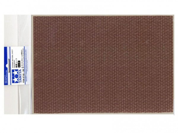 87168 Tamiya Материал для диорам, кирпичная кладка (коричневая)