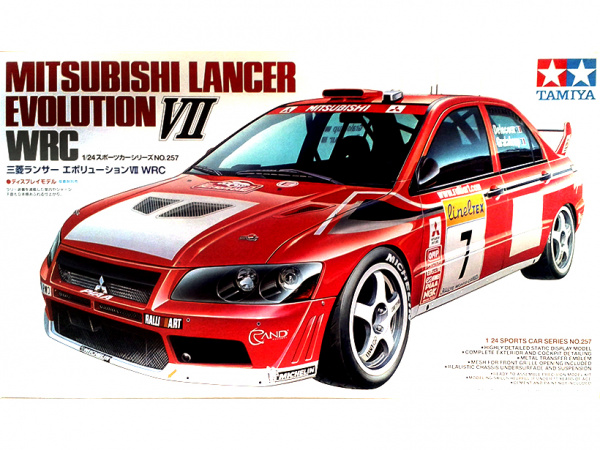 24257 Tamiya Mitsubishi Lancer Evolution VII WRC (1:24)