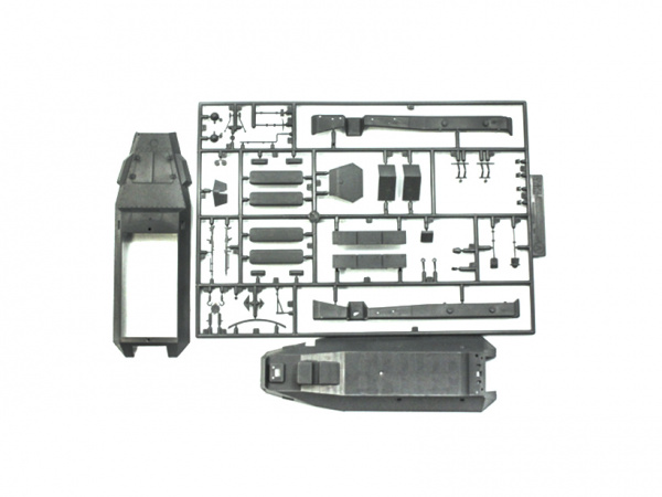 35020 Tamiya Немецкий полугусеничный БТР Hanomag Sd.kfz251/1 c 5 фигурами (1:35)