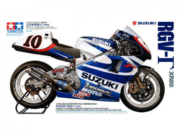 14081 Tamiya Мотоцикл Suzuki RGV500 (XR89) (1:12)