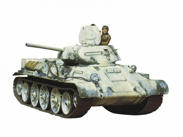 35049 Tamiya Советский танк Т-34/76  обр.1942 года. с фигурой танкиста (1:35)