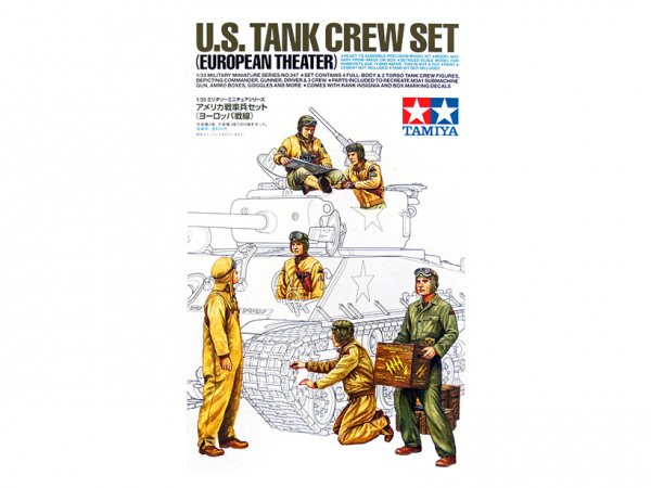 35347 Tamiya Американские танкисты на отдыхе. Европейская кампания. 6 фигур (1:35)
