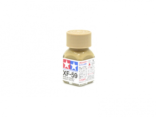 XF-59 Desert Yellow flat, enamel paint 10 ml. (Пустынный Жёлтый матовый) Tamiya 80359