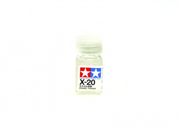 X-20 Enamel Paint Thinner, 10 ml. (Растворитель для Эмалевых Красок, 10 мл.) Tamiya 80020