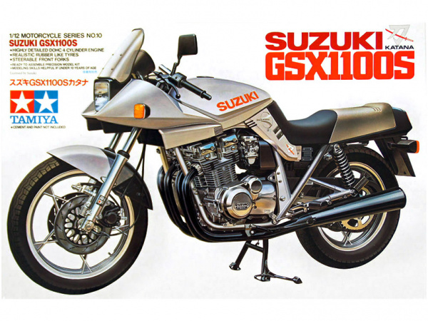 14010 Tamiya Мотоцикл Suzuki GSX1100S Katana (1:12)