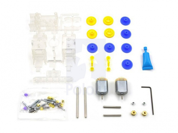 70168 Tamiya Сборный четырёхскоростной двухмоторный редуктор
