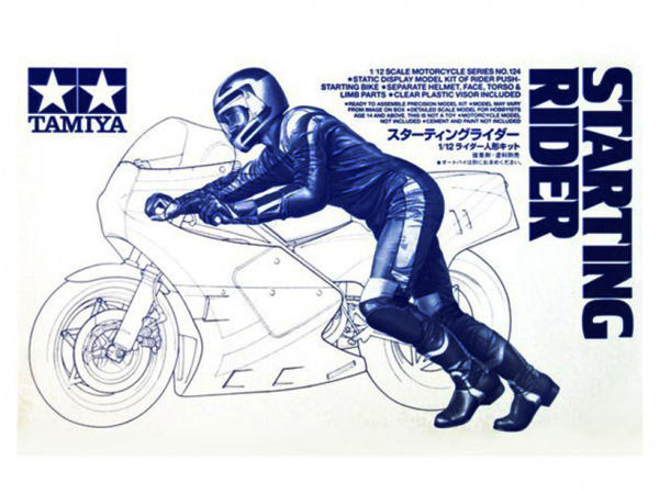 14124 Tamiya Мотоциклист Starting Rider (1:12)