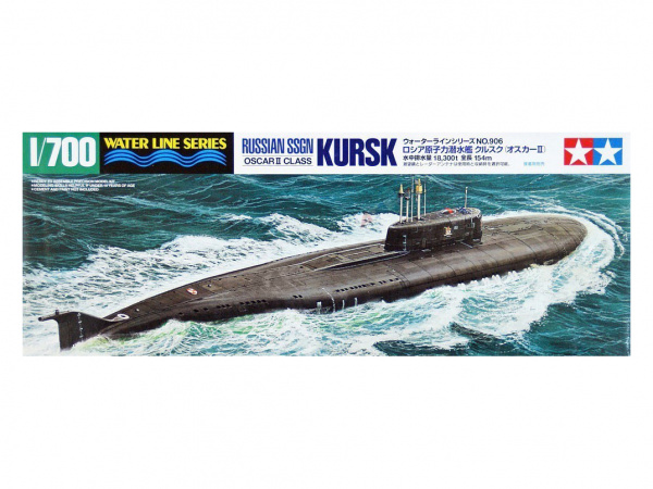 78029 Tamiya Российский подводный атомный крейсер "Курск" (1:700)